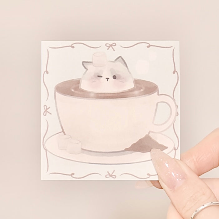 Nana in Chocolate Latte Sticky Note